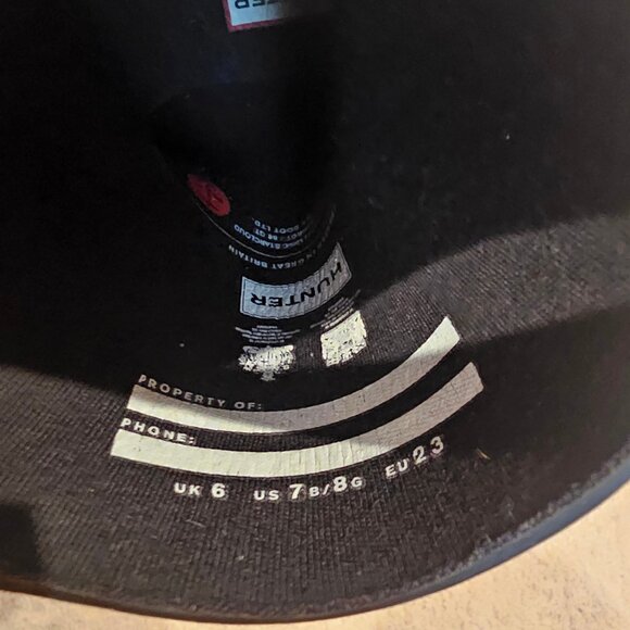 Black with Sparkles Hunter Boots - Picture 3 of 7